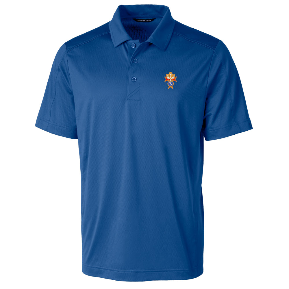Cutter &amp; Buck Textured DryTec Polo w/UV Sun Protection - 4th Degree