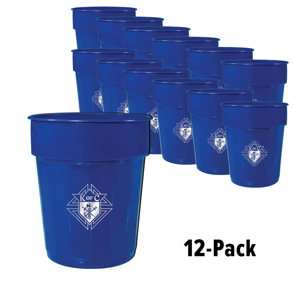 Fluted 22oz Stadium Cup - 12-Pack