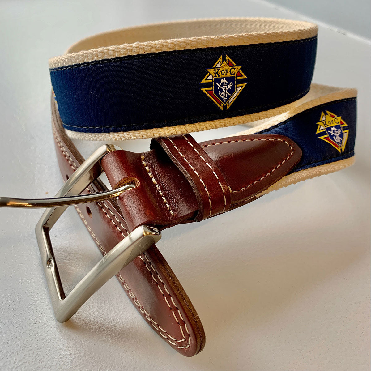Woven Ribbon Belt on Canvas