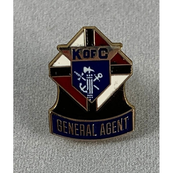 General Agent Lapel Pin Gold Plated