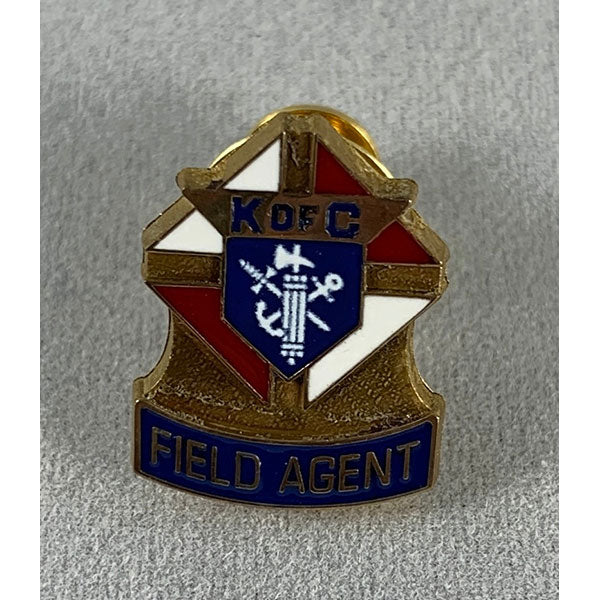 Field Agent Lapel Pin Gold Plated