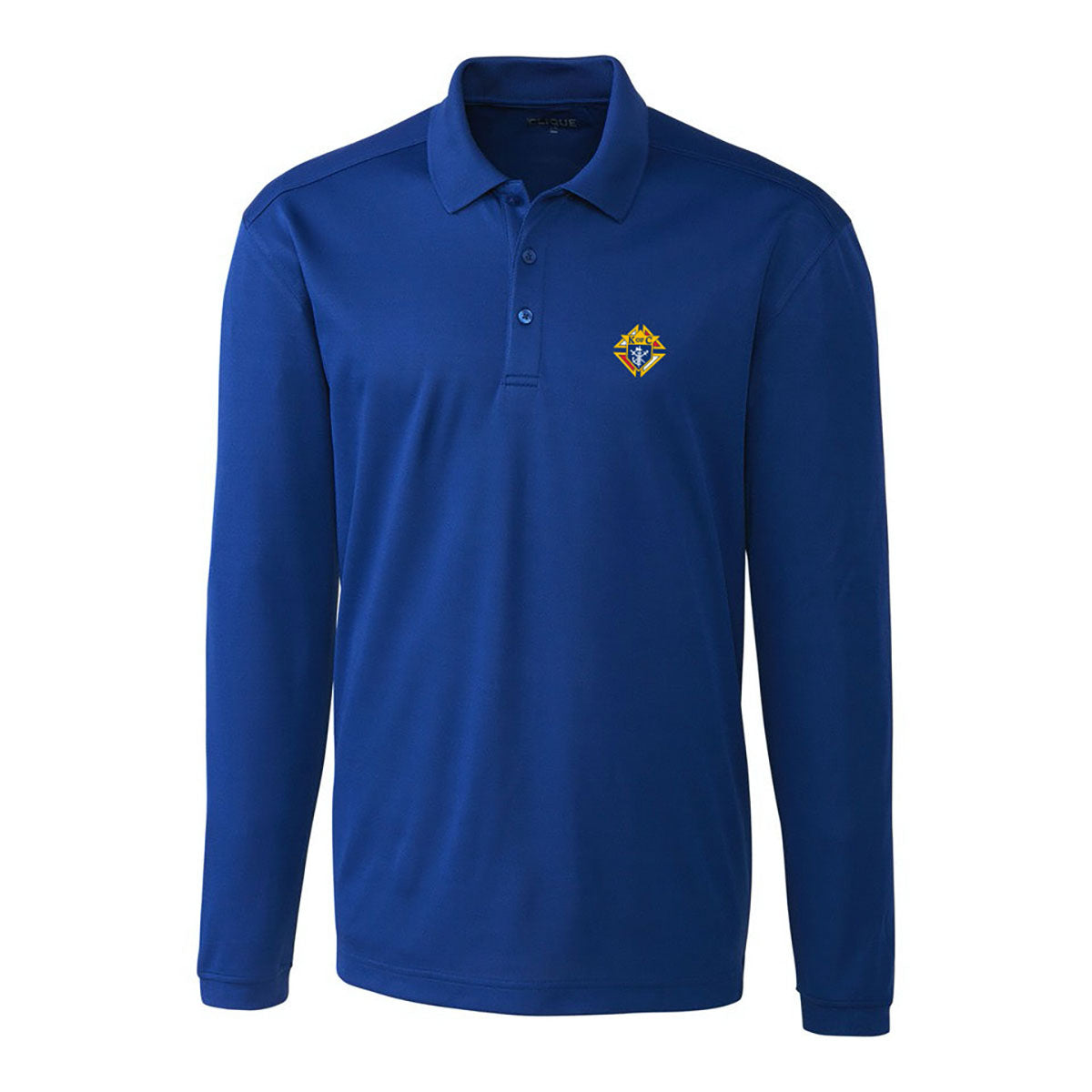 Long Sleeve Spin Polo Shirt Knights Gear USA - Main Image