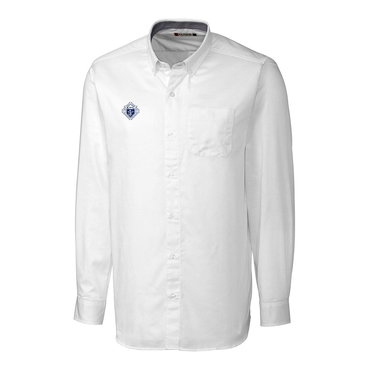 Men&#39;s Bergen Stain Resistant Twill Button-Down Shirt - 1-color logo - FINAL SALE
