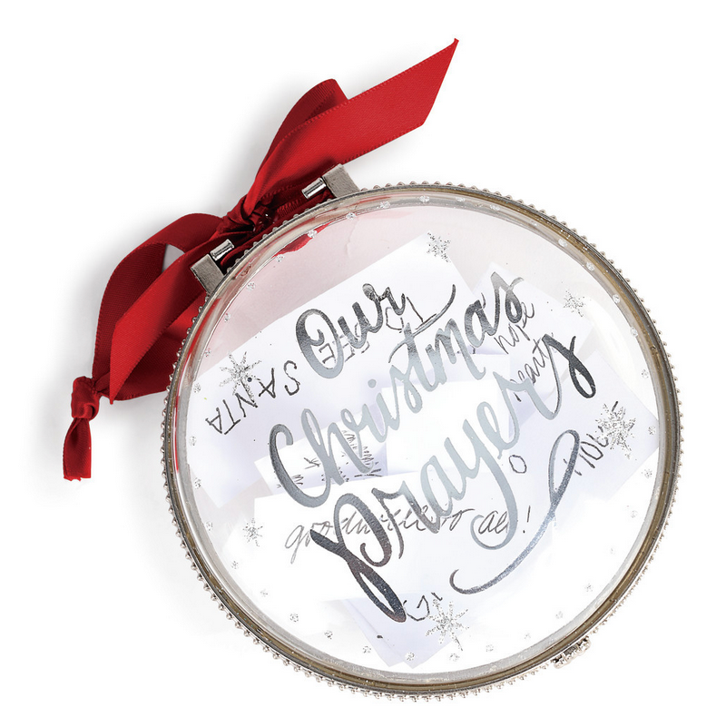 Our Christmas Prayers Hinged Ornament