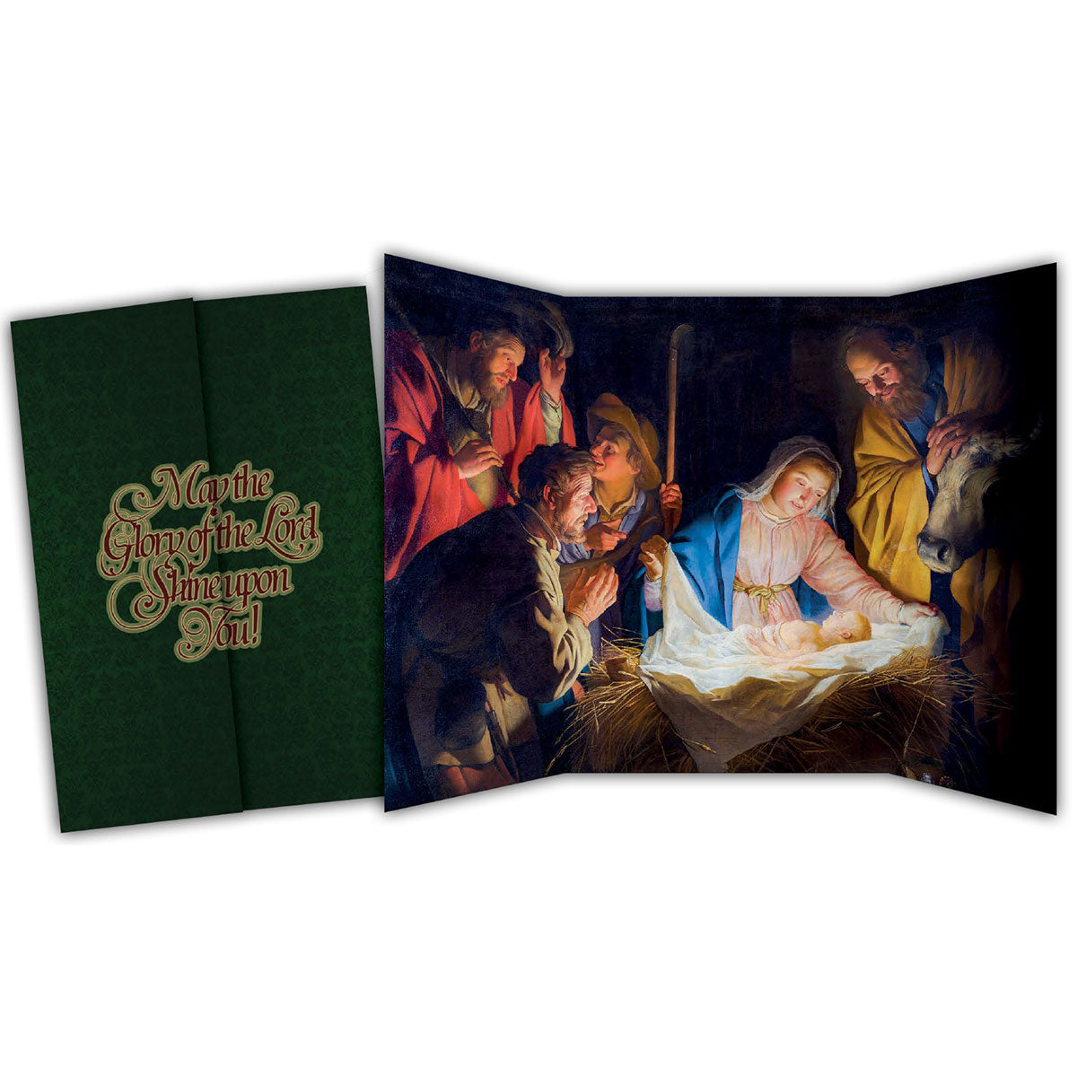 KofC Charities May the Glory of the Lord Cartes de Noël (lot de 12)