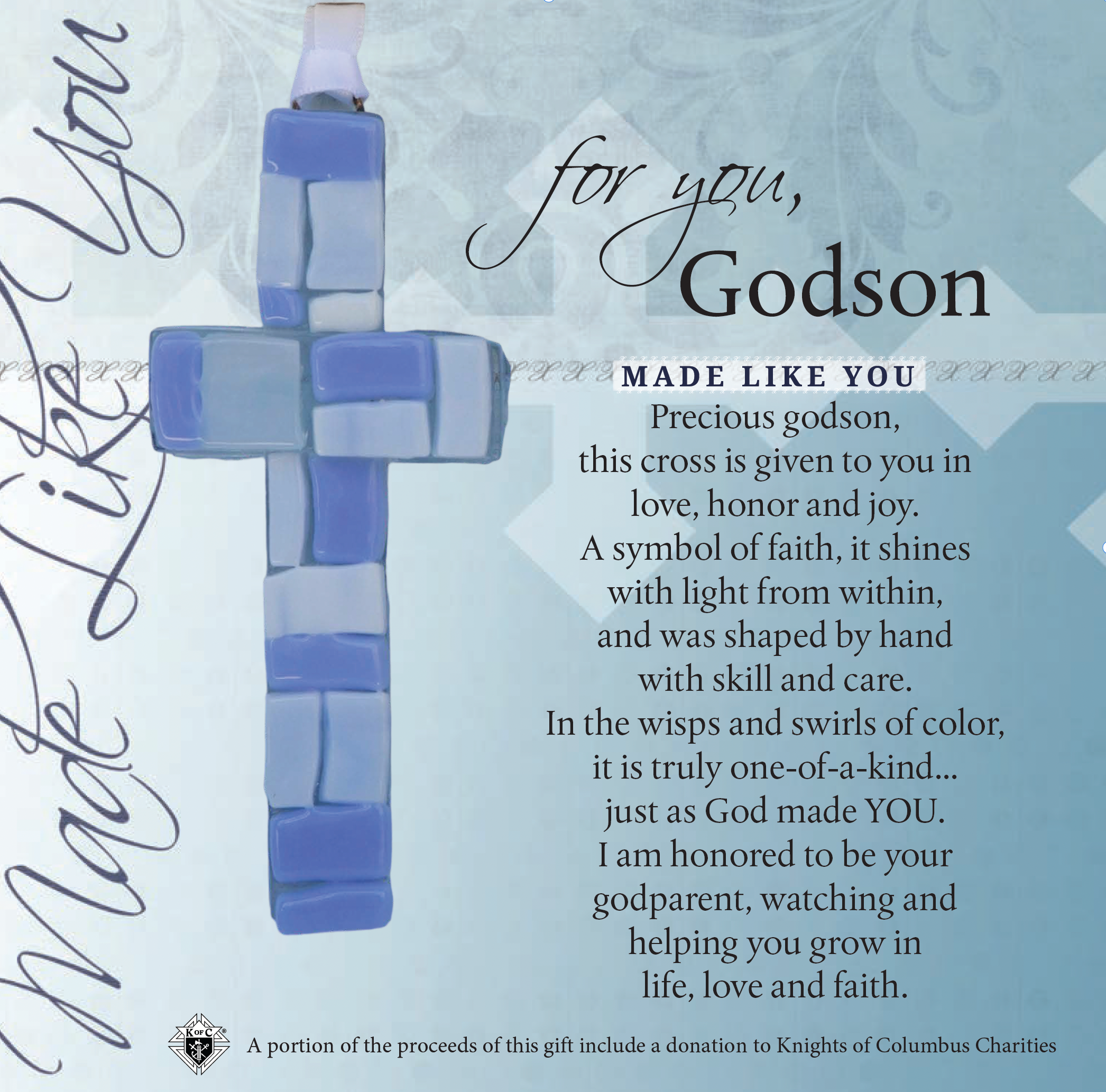 Baptism gift for godson deals
