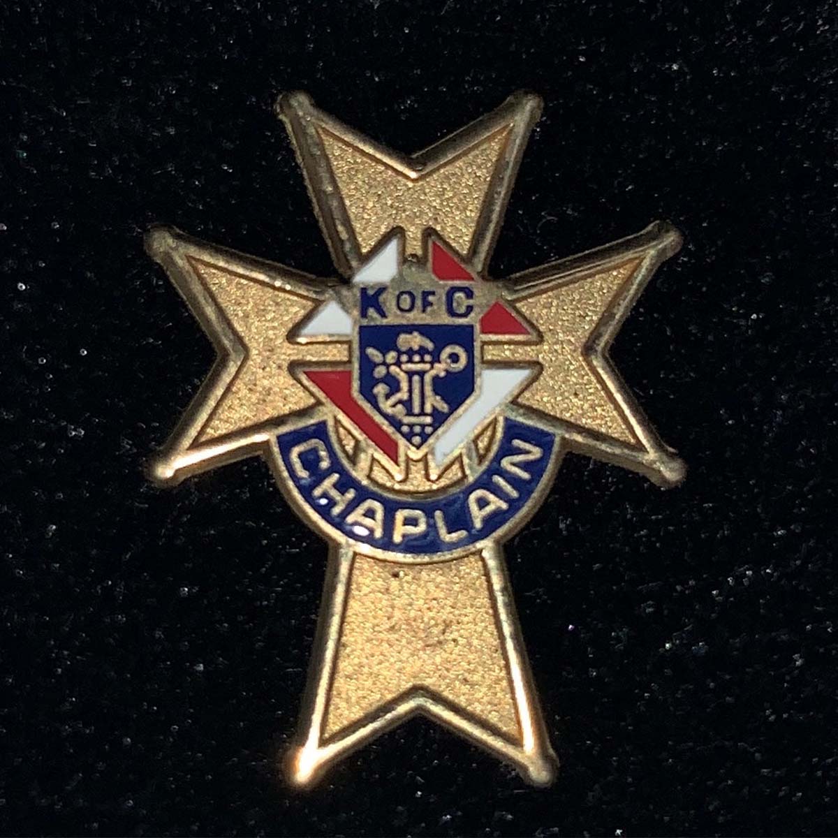 Chaplain Pin Chaplain Pin (Gold Plated) - Knights Gear USA