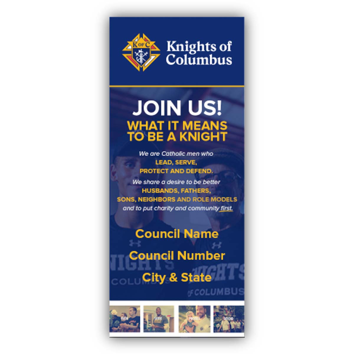 Banner personalizado para la campaña de membresía del consejo