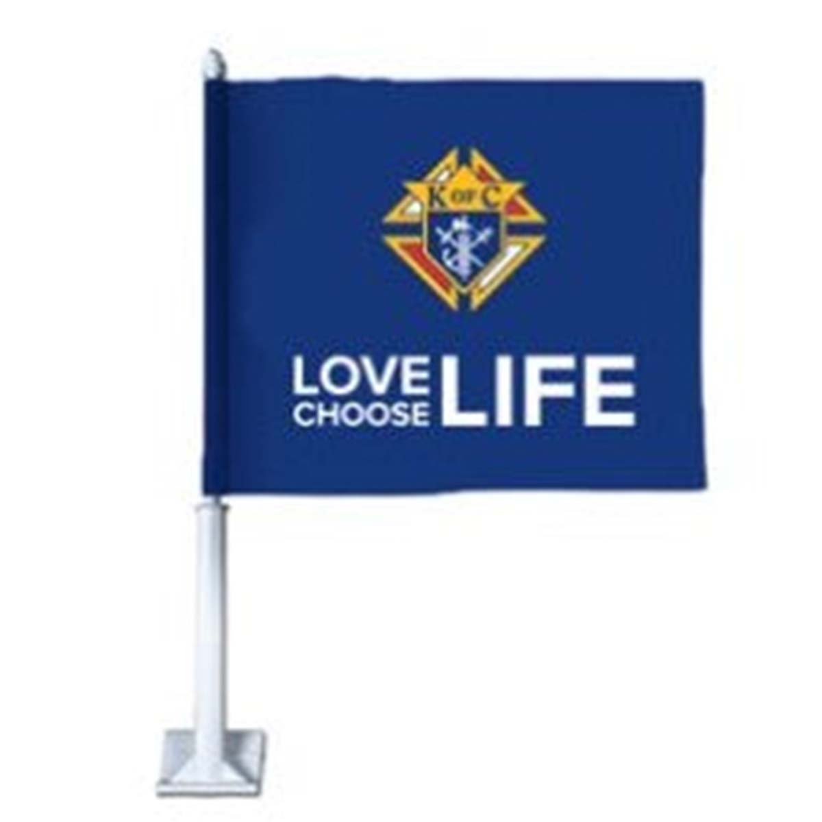 Drapeau de voiture - 10&quot; x 15&quot; Love Life - Choisissez