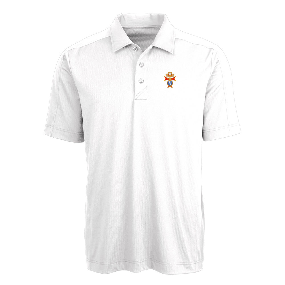 Cutter &amp; Buck Textured DryTec Polo w/UV Sun Protection - 4th Degree