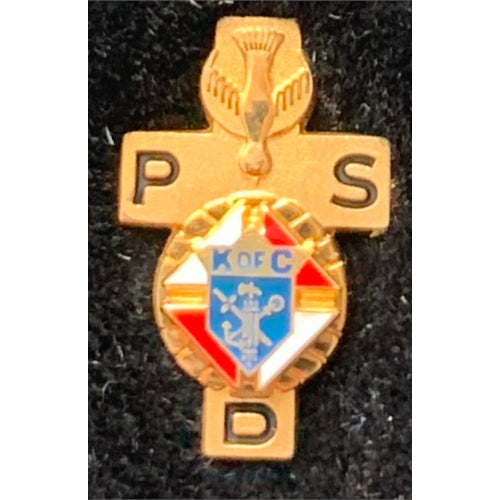 Past State Deputy Pin, Gold Plated