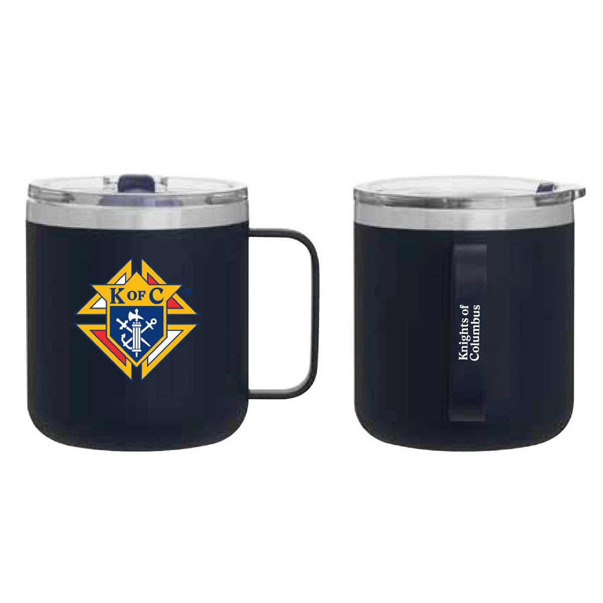 40 oz Double Wall Tumbler with Handle - Knights Gear USA